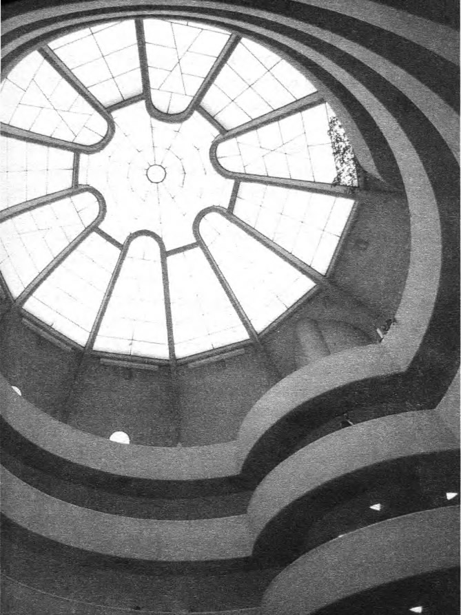 Музей Гугенхейма. Перекрытие атриума. Ф.Л. Райт, 1943—1959