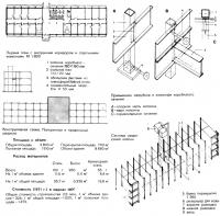 План здания и чертежи элементов