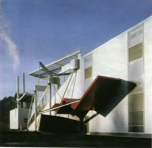 Производственное здание в Сант-Вайт-Глане. Группа Химмельблау, 1989