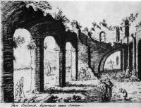Софийский собор. Южная галерея. Рисунок А. Вестерфельда 1651 г