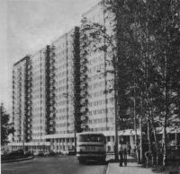 16-этажные дома в Тропареве на Ленинском проспекте. Архитектор А. Самсонов и другие
