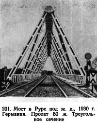 201. Мост в Руре под ж. д., 1930 г. Германия
