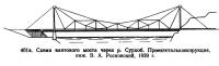 401 а. Схема вантового моста через р. Сурхоб