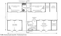 7.29. Конюшня для жеребят. Размерный план