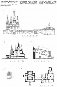 Центральный комплекс сооружений Михайло-Архангельского монастыря (построен в 1653 г.)