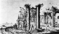 Церковь первой половины XII в. на рисунке А. Вестерфельда