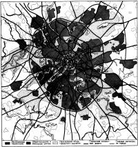 Генеральный план развития Москвы 1971 г. Схема