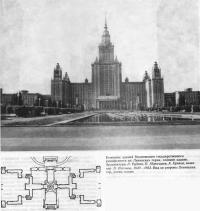 Комплекс зданий Московского государственного университета на Ленинских горах