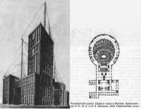 Конкурсный проект Дворца труда в Москве