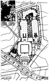 Павильон СССР на Международной выставке в Брюсселе. План