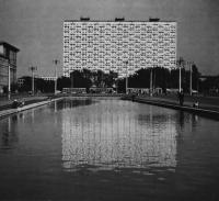 Первый 25-этажный жилой дом из крупнопанельных конструкций. Проспект Мира (70-е годы)