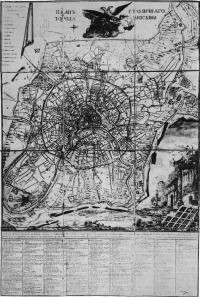 План Москвы, 1819 год