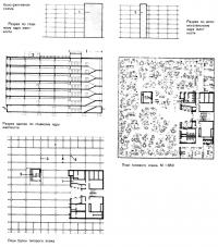 План типового этажа и разрез здания