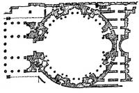 Римский Пантеон. Император Адриан. Схема плана