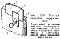 Рис. 10-5. Монтаж опалубки наружных стен