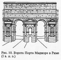 Рис. 10. Ворота Порта Маджоре в Риме