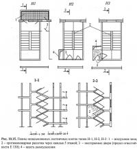 Рис. 10.15. Планы незадымляемых лестничных клетоктипов