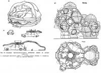 Рис. 12. Складные трансформирующиеся мобильные здания из мягких элементов