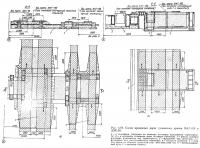 Рис. 12.9. Схема временных дорог гусеничных кранов МКГ-100 и ДЭК-50