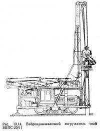 Рис. 13.14. Вибровдавливающий погружатель свай ВВПС-20/11