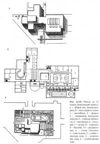 Рис. 14.10. Школа на 33 класса (конкурсный проект)