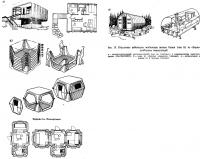 Рис. 15. Отдельные мобильные жилые блоки из сборноразборных конструкций