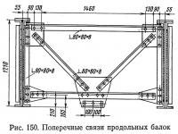 Рис. 150. Поперечные связи продольных балок