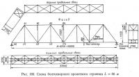 Рис. 166. Схема болтосварного пролетного строения L=66 м