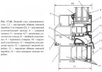 Рис. 17.44. Нижний узел алюминиевого узла