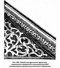 Рис. 202. Общий вид фрагмента фронтона
