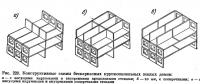 Рис. 220. Конструктивные схемы бескаркасных крупнопанельных жилых домов