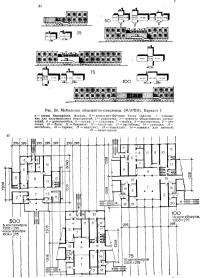 Рис. 24. Мобильные общежития-комплексы (МАРХИ). Вариант I