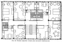 Рис. 24. Типовая широтная секция дома массового строительства