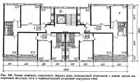 Рис. 245. Схема монтажа панельного жилого дома повышенной этажности