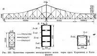 Рис. 250. Пролетные строения автодорожного моста через прол. Карквинец в Калифорнии