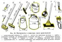 Рис. 26. Инструменты и инвентарь звена кровельщиков