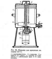 Рис. 26. Мешалка для красочных составов СО-11