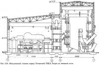 Рис. 3.20. Объединенный главный корпус Таллинской ТЭЦ-2. Разрез по основной части