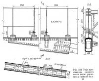 Рис. 334. Узел примыкания нижнего пояса ферм усиления к главной балке