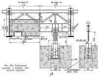 Рис. 335. Поперечные разрезы у кондов пролетного строения