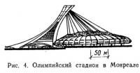 Рис. 4. Олимпийский стадион в Монреале