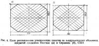 Рис. 4. План расположения усиливающих канатов на воздухоопорных оболочках