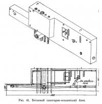 Рис. 41. Бетонный санитарно-технический блок