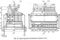 Рис. 47. Двухъярусная подвижная опорная часть