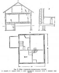 Рис. 5. Дом с кирпично-деревянными стенами