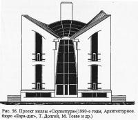 Рис. 56. Проект виллы «Скульптура»