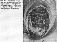 Рис. 6.4. Нанесение покрытия на внутреннюю поверхность железобетонного дымохода