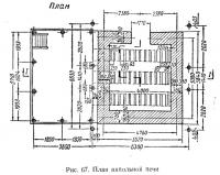 Рис. 67. План напольной печи
