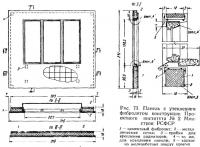 Рис. 73. Панель с утеплением фибролитом конструкции Проектного института №2