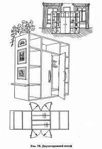 Рис. 78. Двухсторонний шкаф